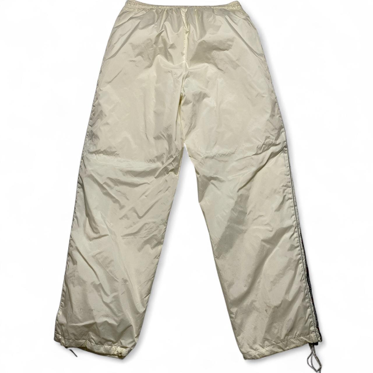 Ecko Unltd Cream Shell Trackpant Baggy Bottoms (XL)