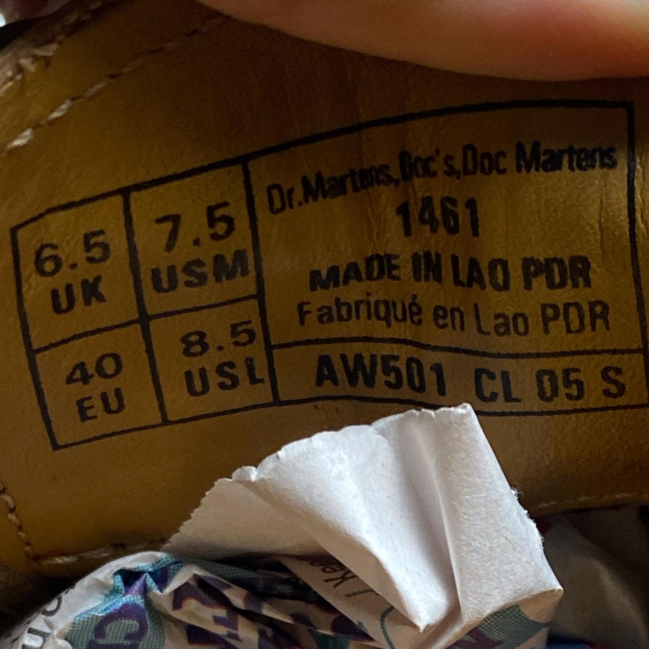 Dr Martens Brown Low Leather Boots (UK 6.5)