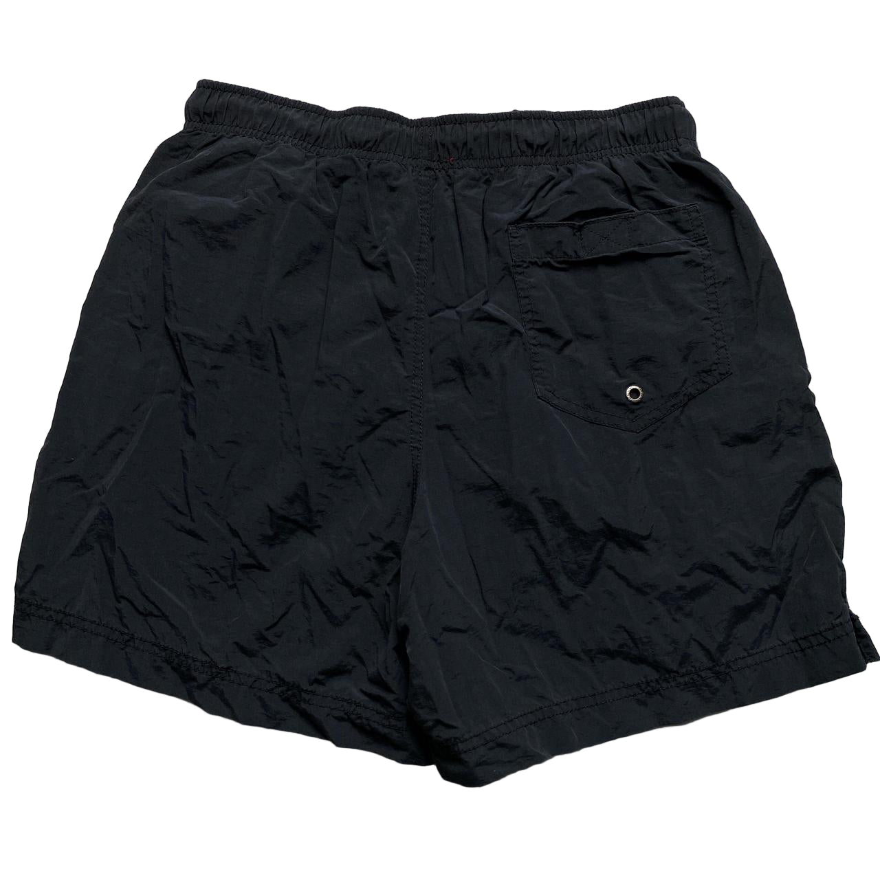 Polo Ralph Lauren Black and Red Swim Trunk Shorts (S)