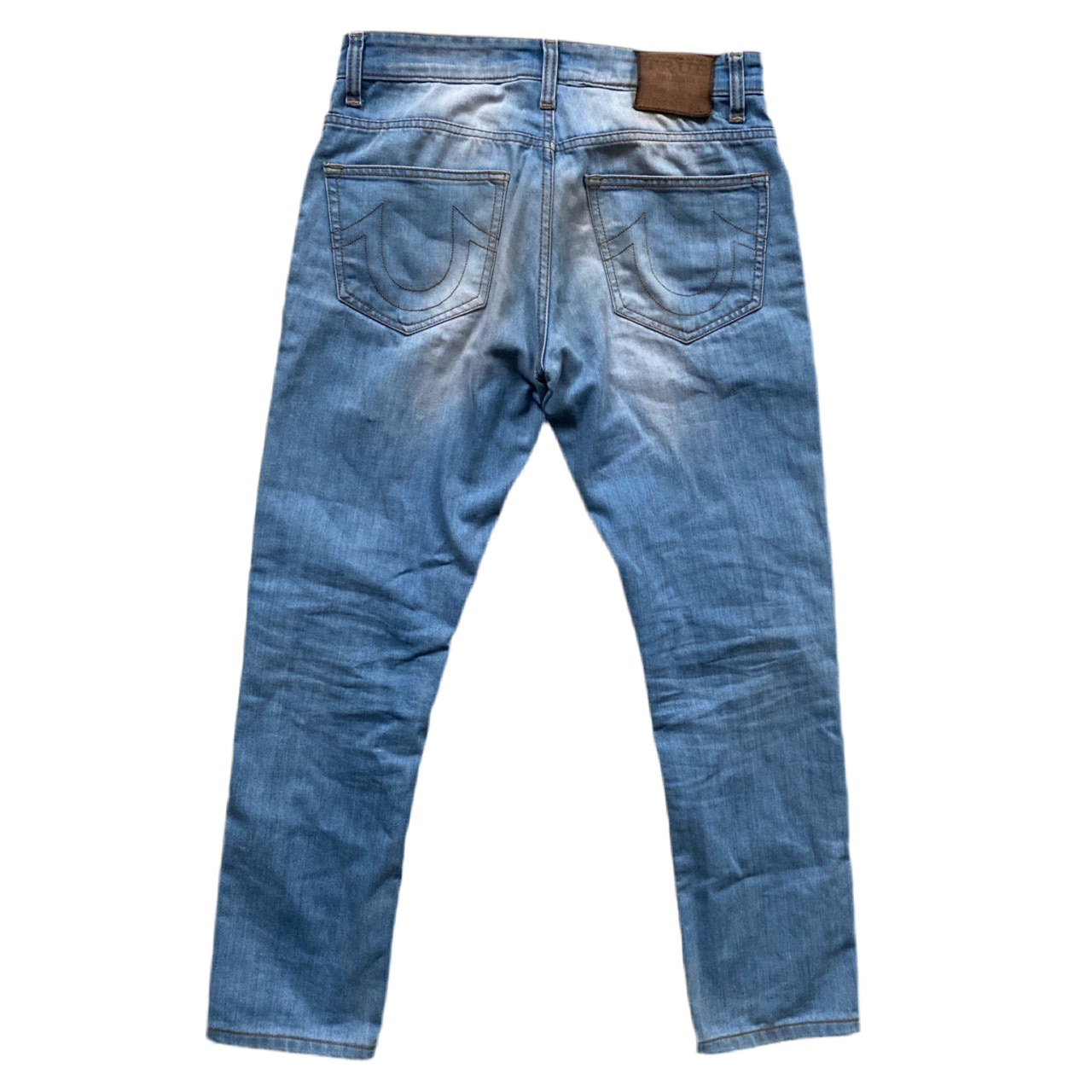 True Religion Brown Stitch Jeans (30W)