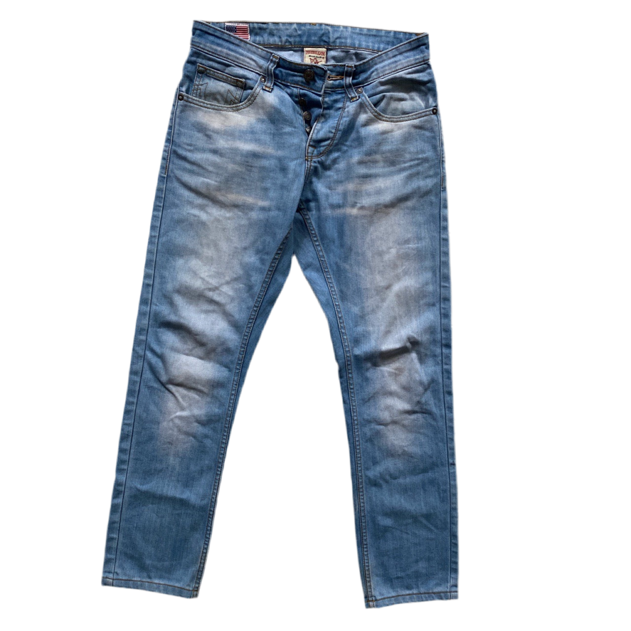 True Religion Brown Stitch Jeans (30W)