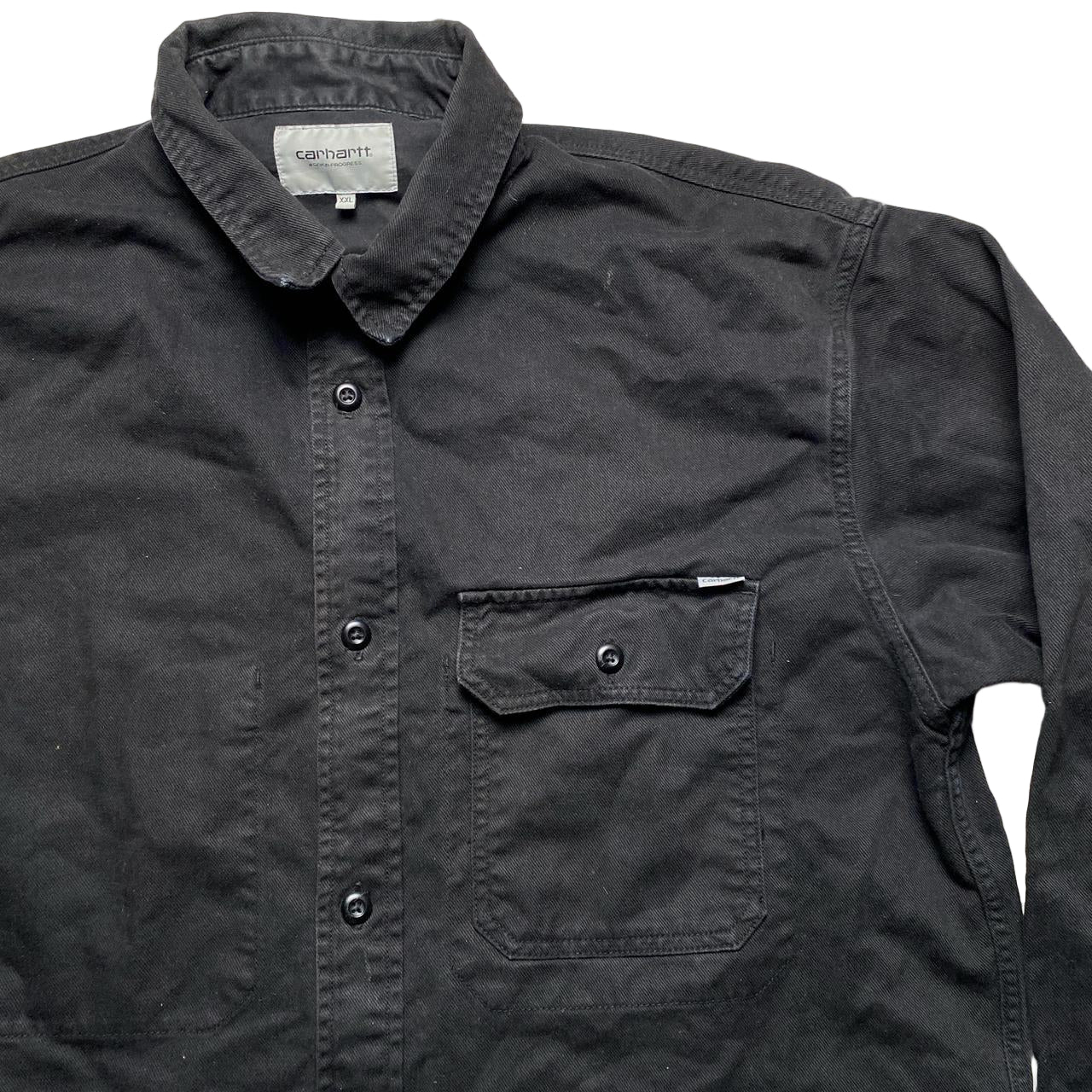 Carhartt Black Thick Long Sleeve Reno Shirt (2XL)