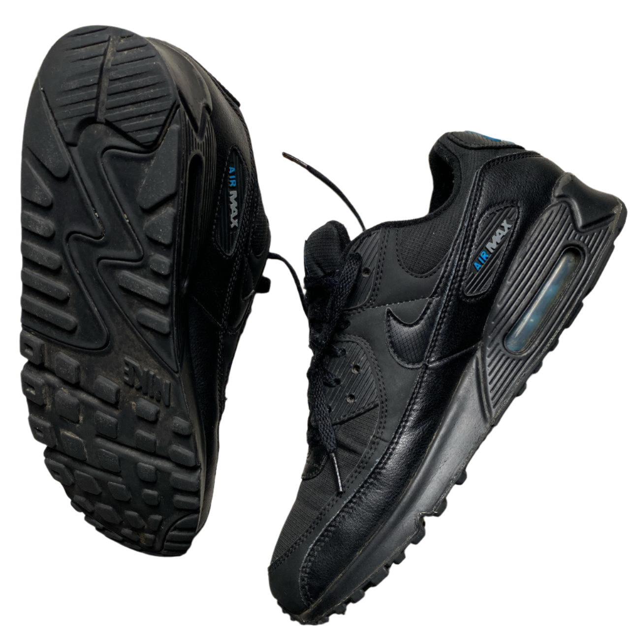 Nike Air Max 90 Black and Blue (UK 10)