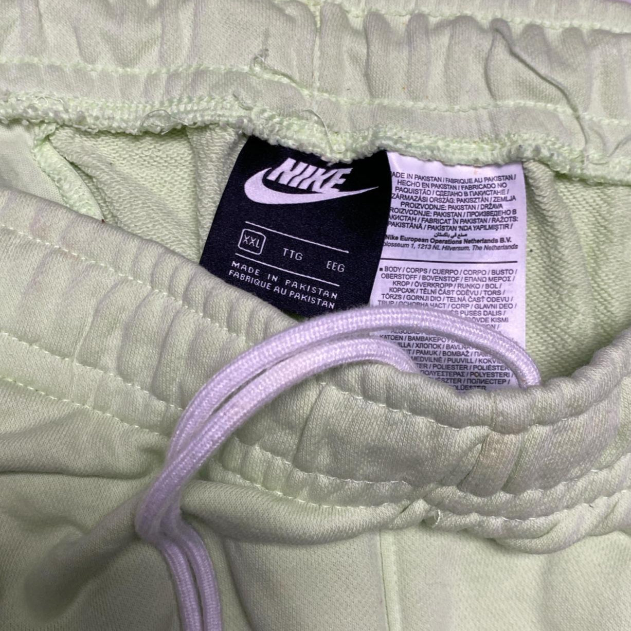Nike Green and Orange Multi Swoosh Joggers (2XL