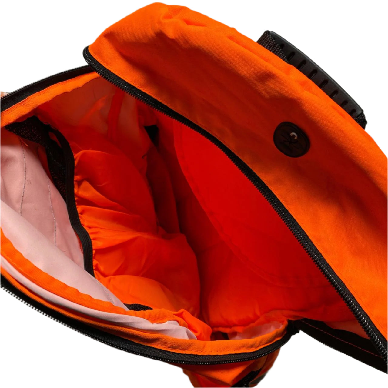 Newham London Reflective Orange and Silver Backpack Bag