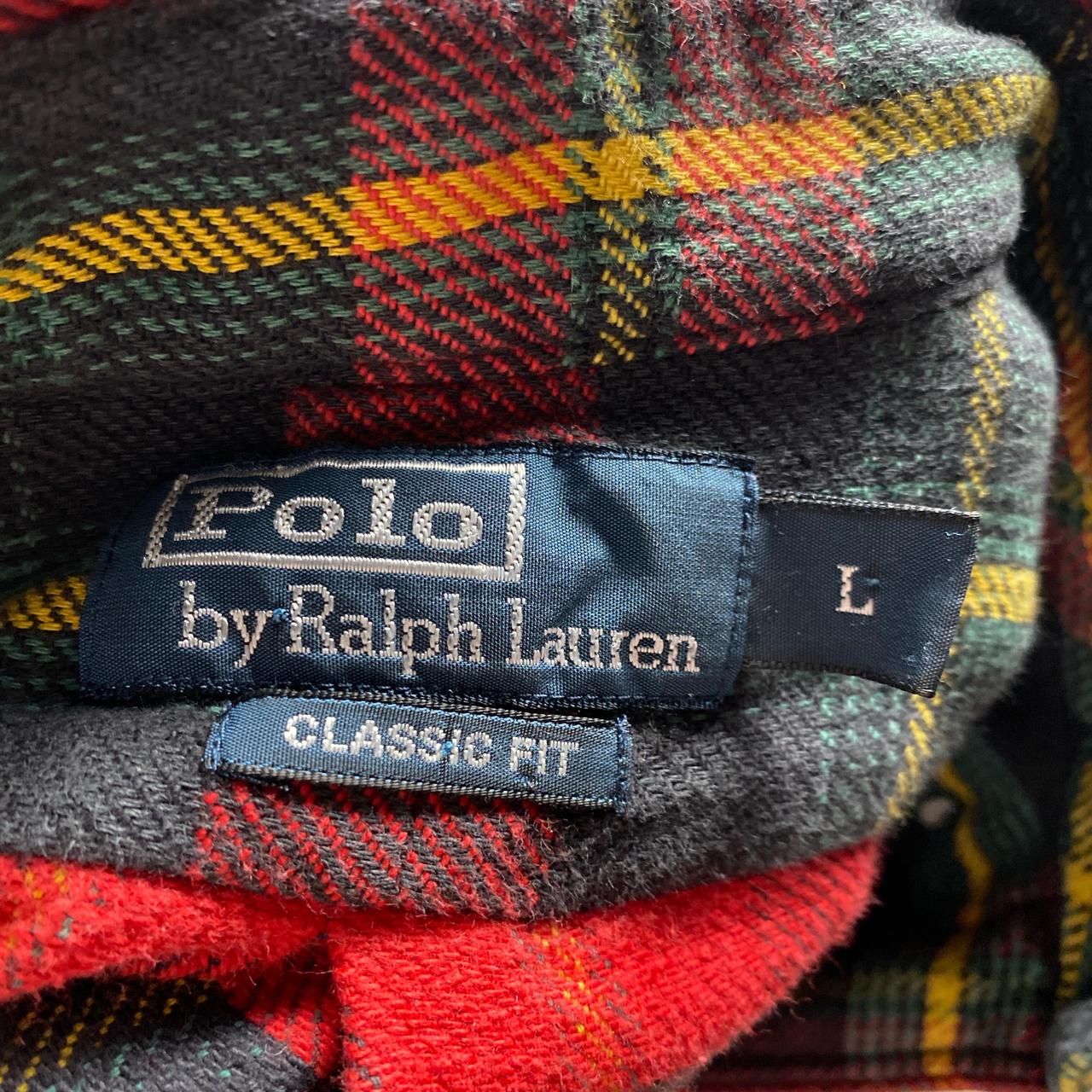 Polo Ralph Lauren Plaid Long Sleeve Heavy Shirt (L)