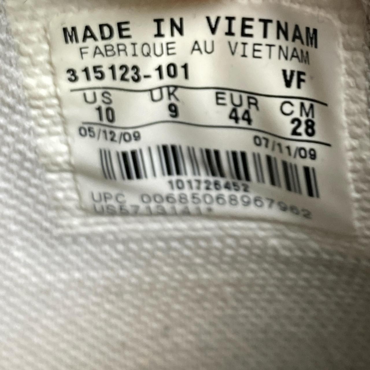 Nike Air Force 1 Mid Vintage Black and White (UK 9)