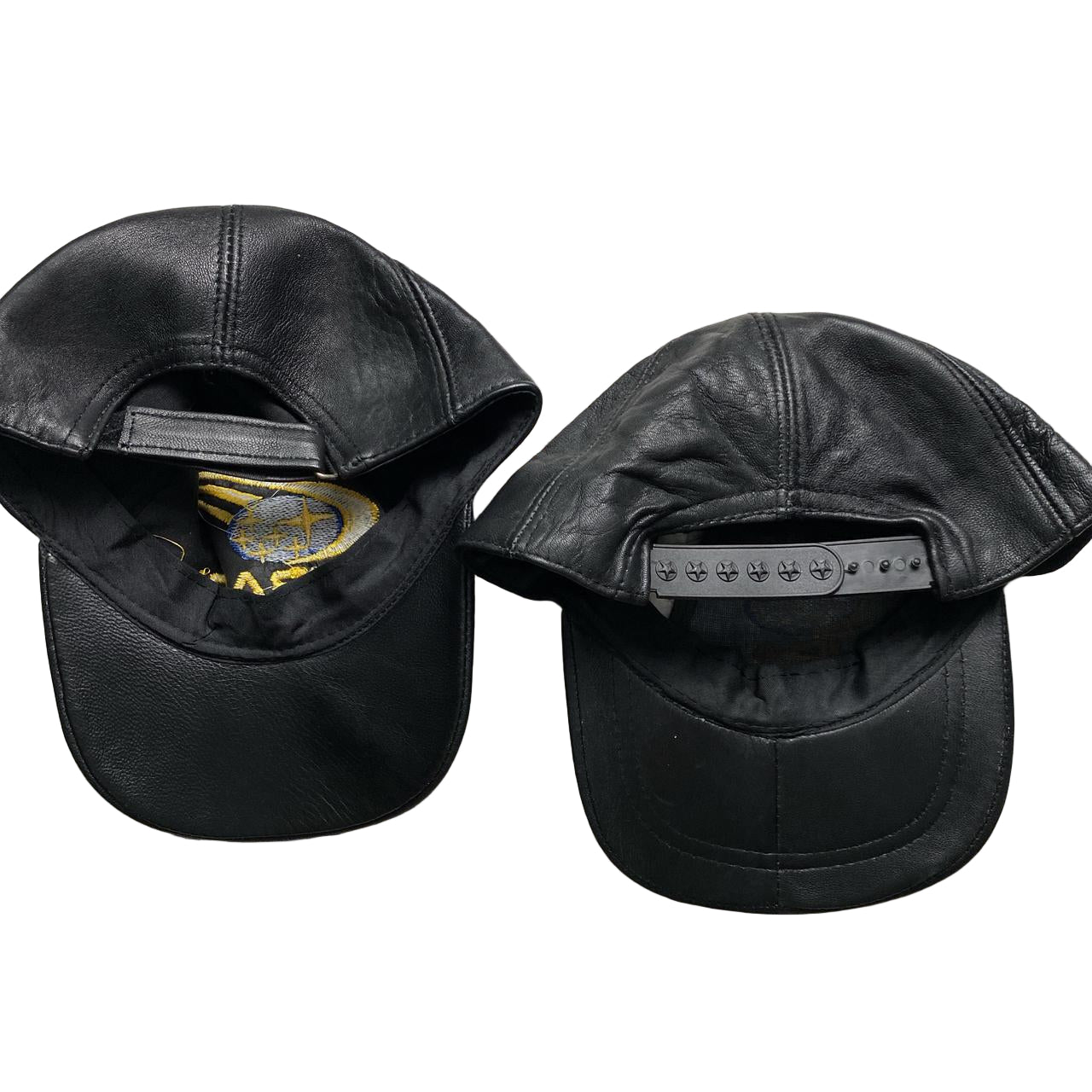 Subaru Vintage Leather Racing Caps