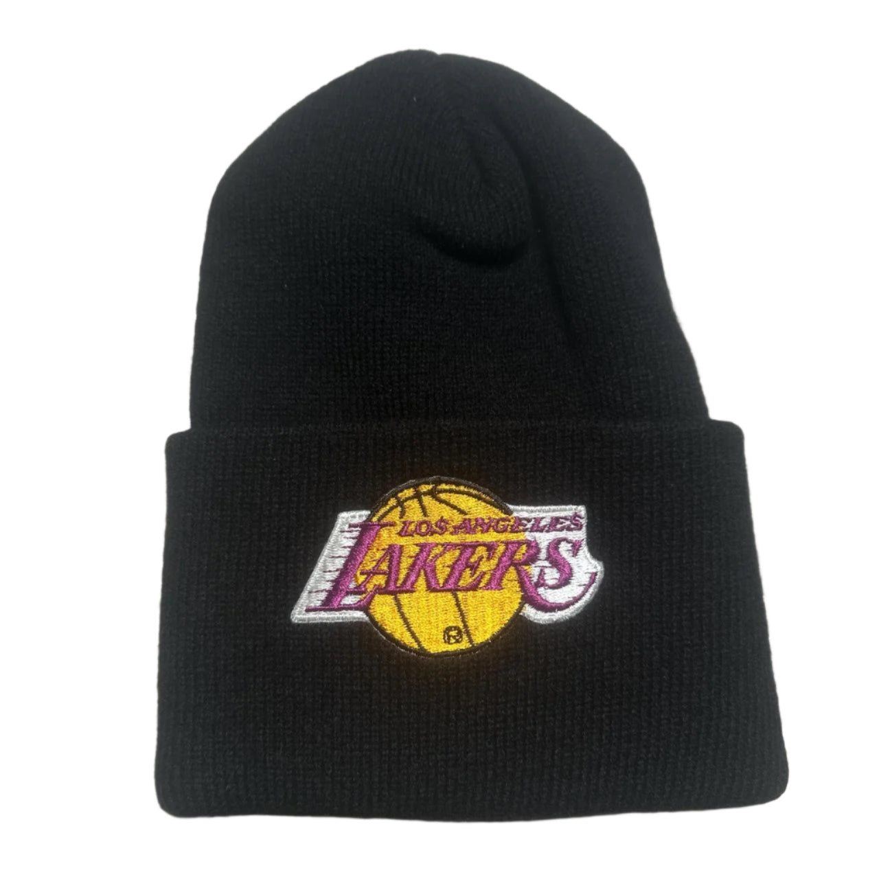 Los Angeles LA Lakers NBA Black Vintage 90’s Beanie Hat