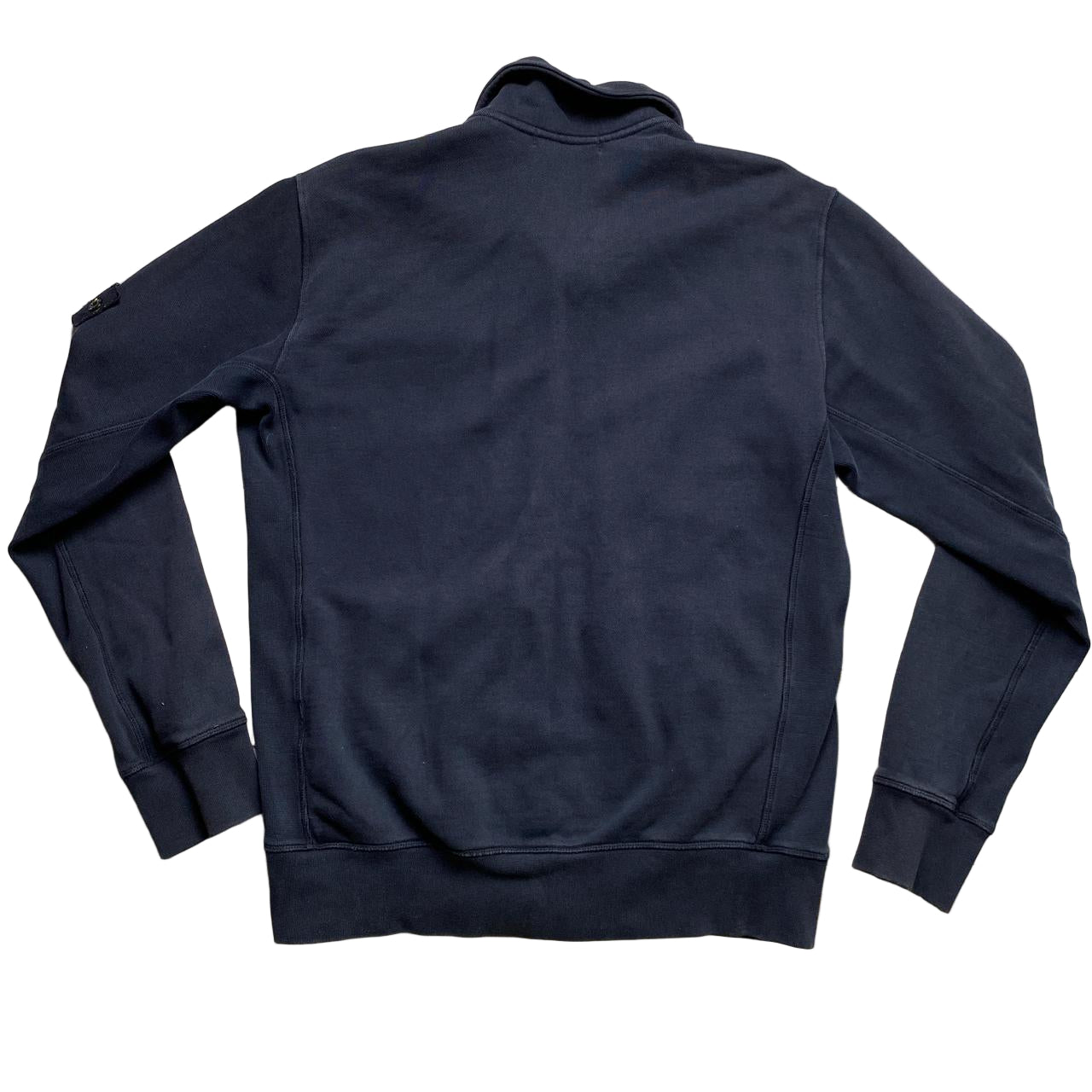 Stone Island Navy Zip Jumper (L)