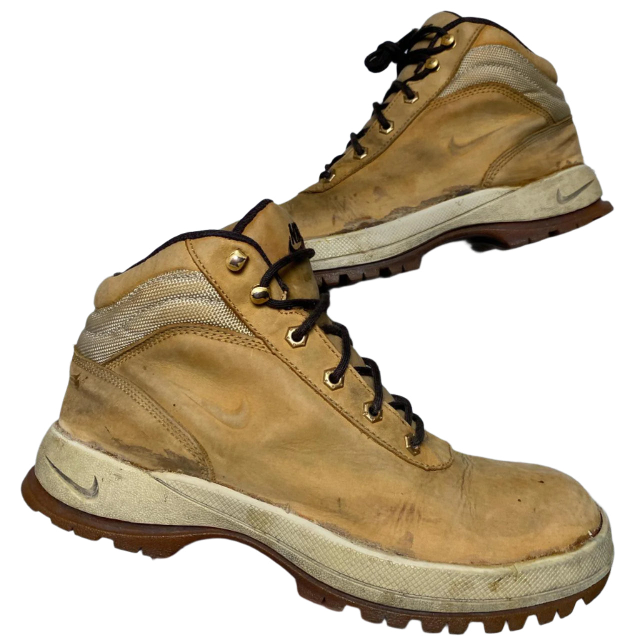 Nike ACG Nubuck Wheat Brown Timberlan Style Boot Trainers (UK 7)