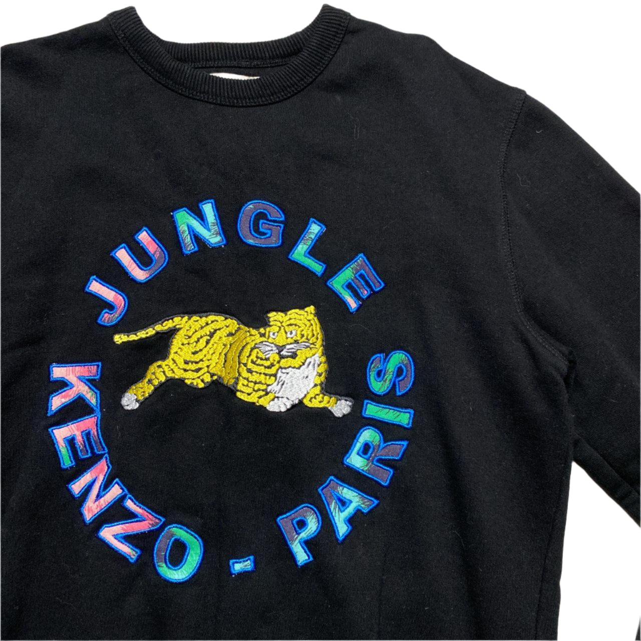 Kenzo Jungle Paris H&M Tiger Black Jumper (S)