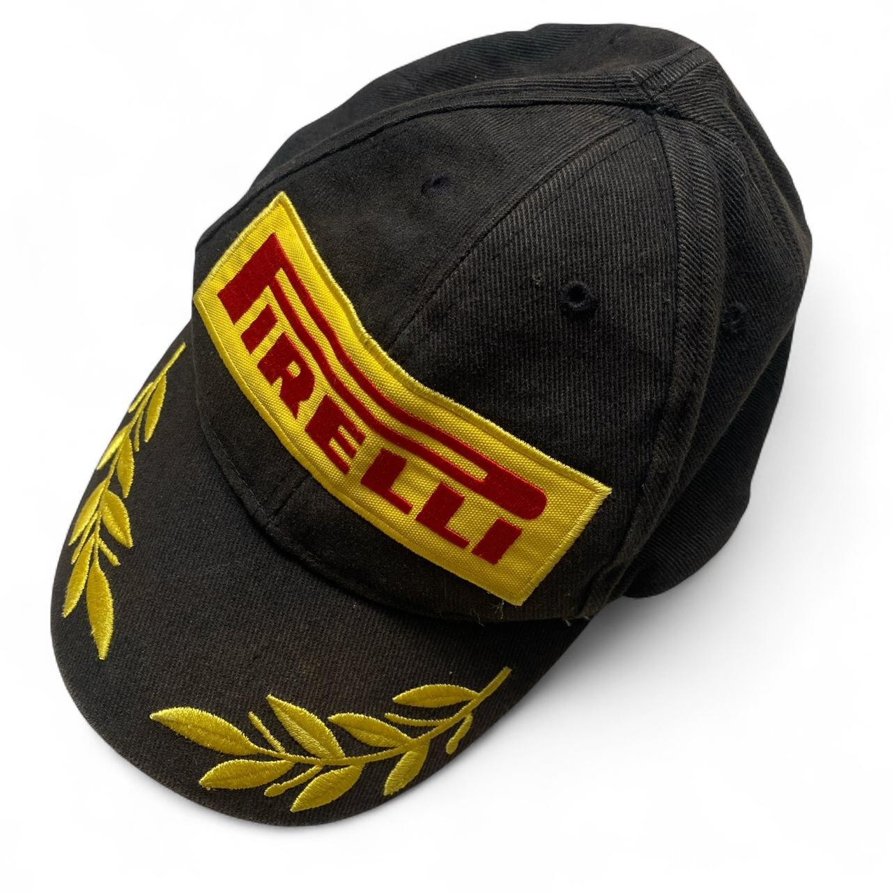Pirelli Black and Yellow Baseball Racing Cap