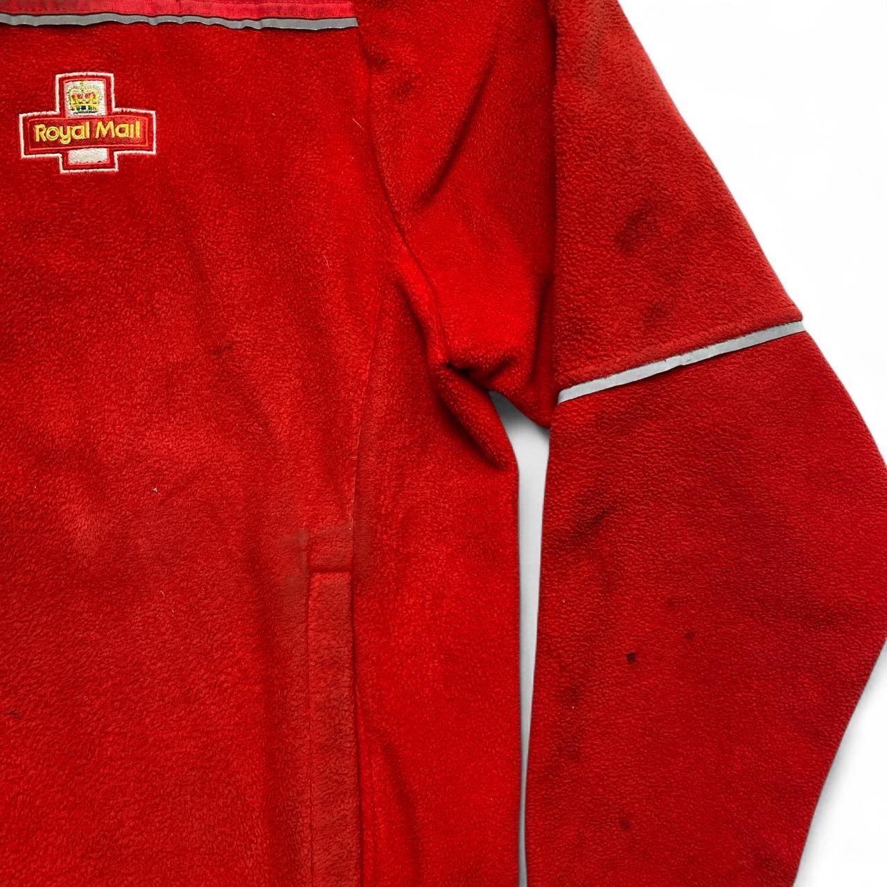 Royal Mail Fleece Red Zip Jumper