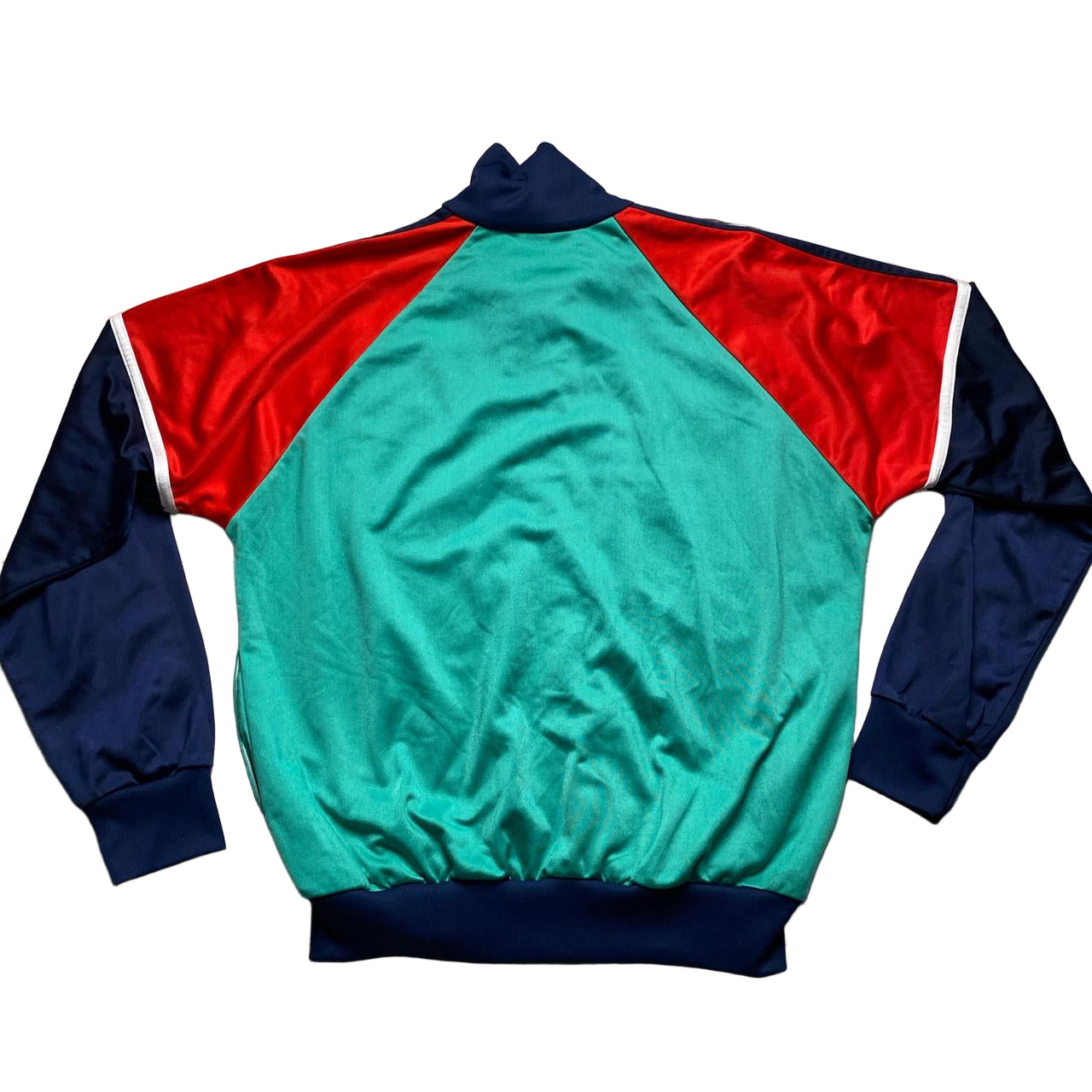 Adidas Vintage 80’s 90’s Navy Red and Green Tracksuit Jacket (L)