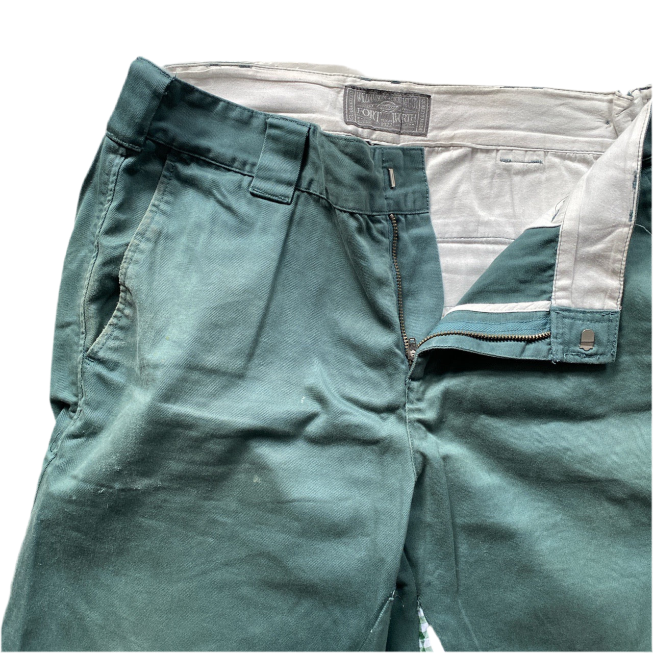 Dickies Green Two Tone Shorts (34W)