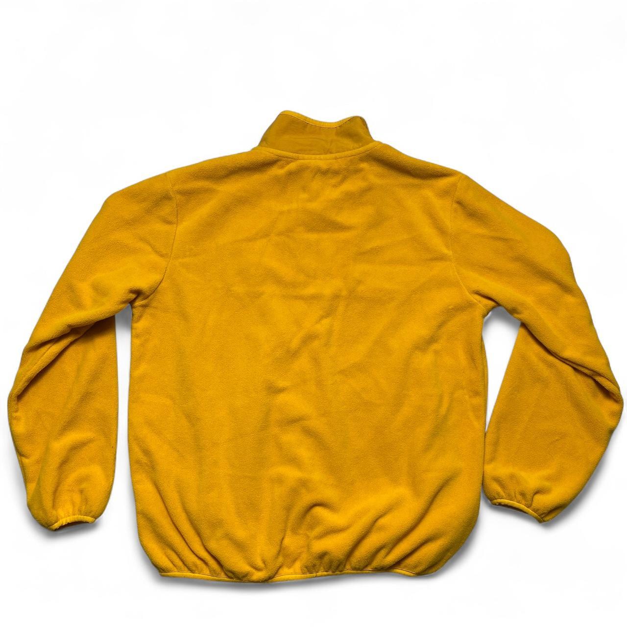 Fila Yellow and White Zip Fleece Jumper (M)