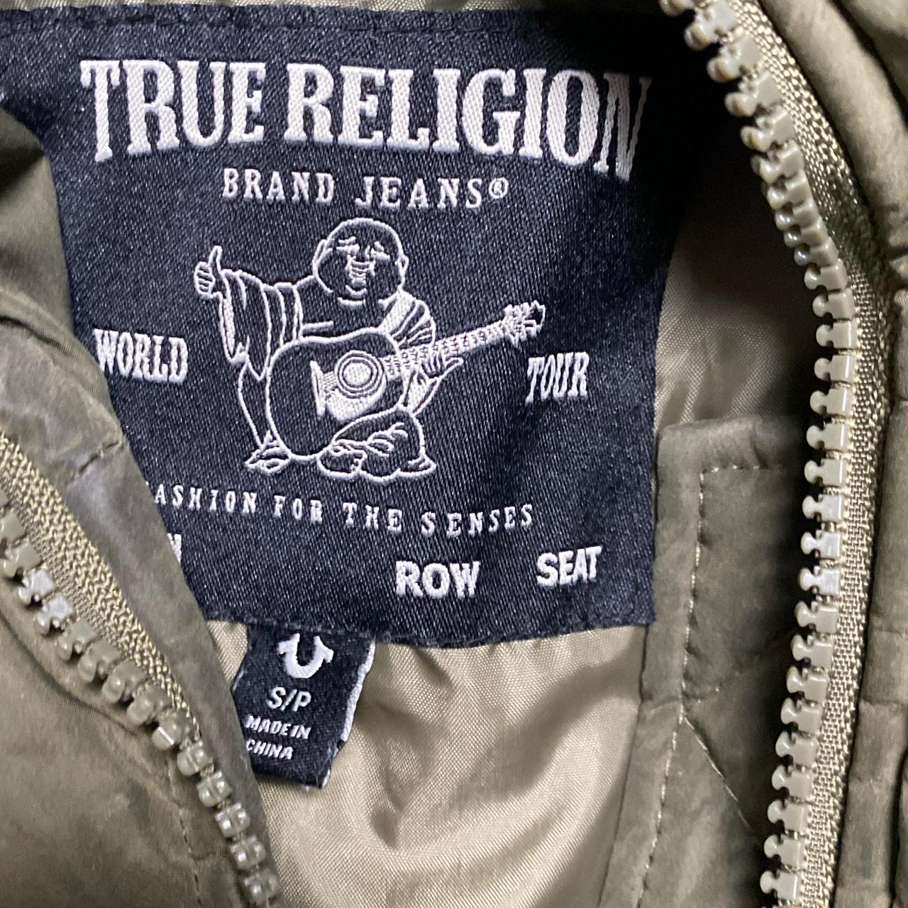 True Religion Khaki Puffer Jacket (S)