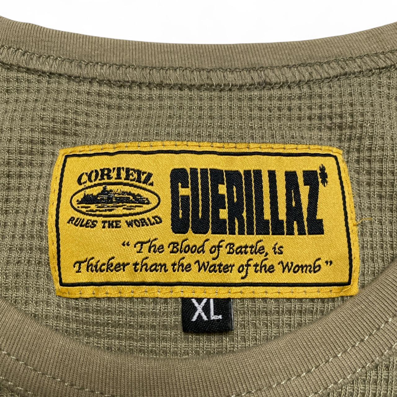 Corteiz Olive Green and White Womens Tank Vest Top (XL)