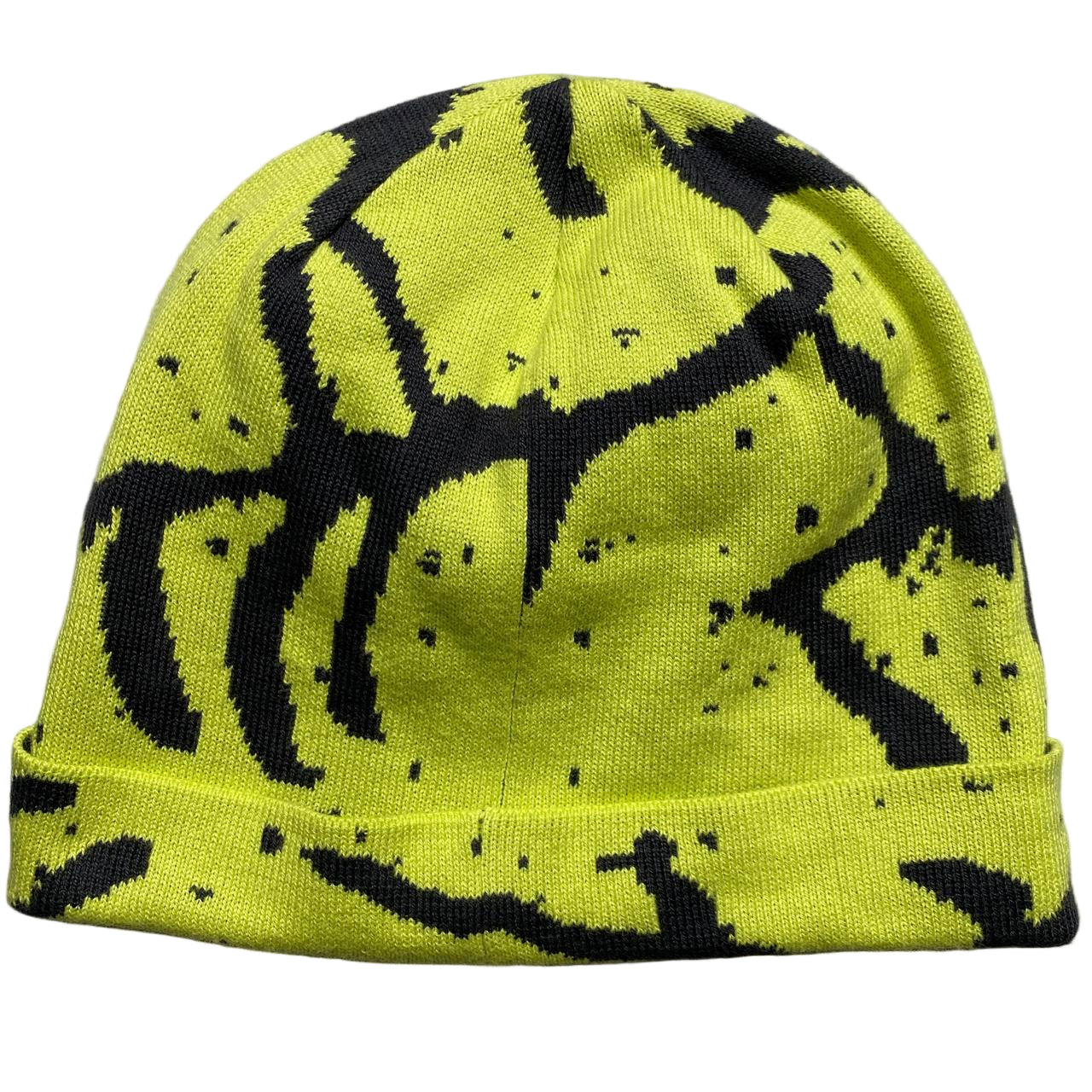 ArcTeryx Neon Yellow and Grey Beanie Hat