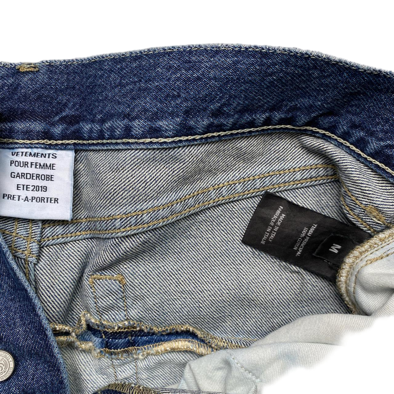 Vetements Two Tone Patchwork Jeans (32W)