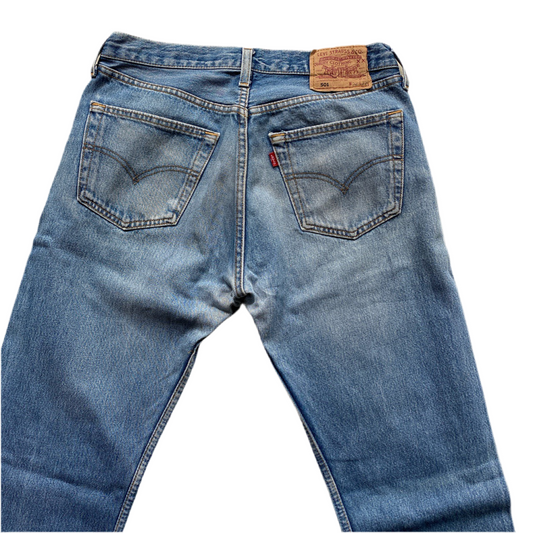 Levis 501 Distressed Jeans (32W)