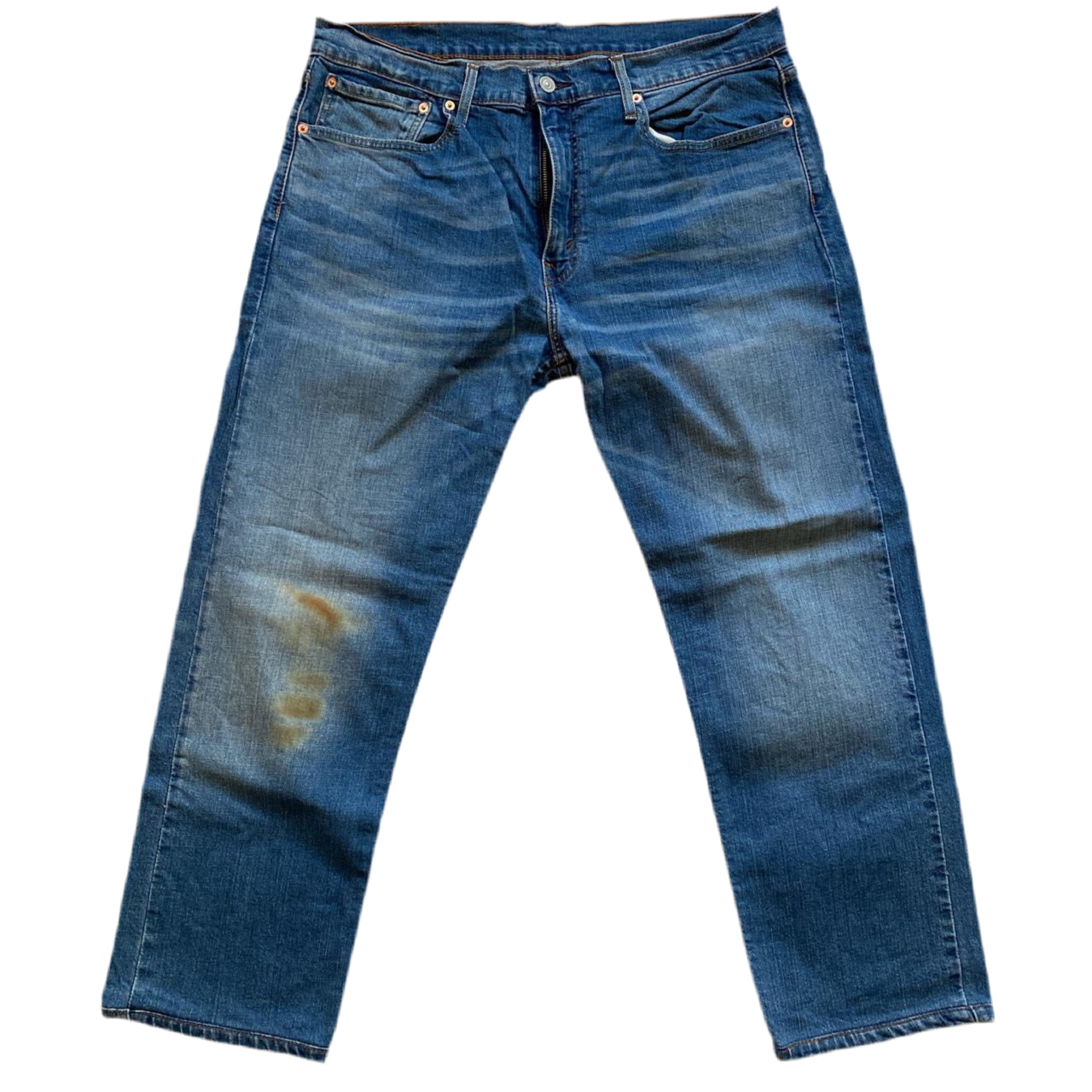Levis 502 Blue Baggy Jeans (36W)