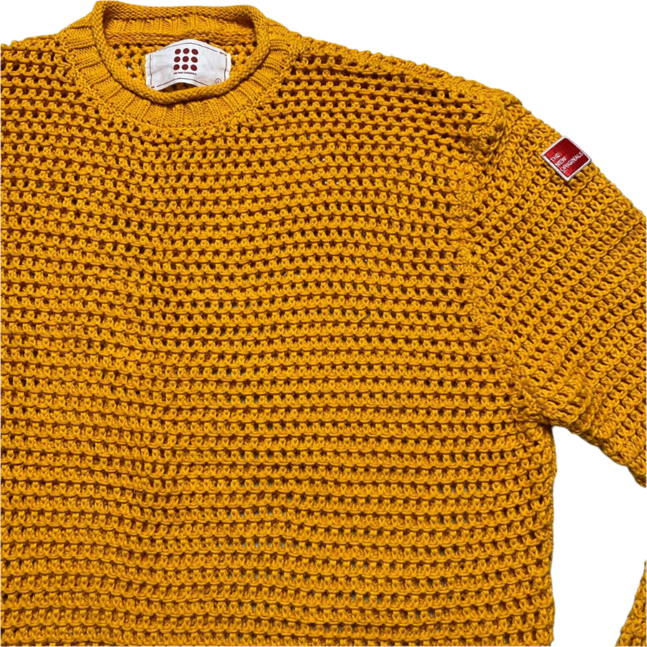 The New Originals Knit Jumper Yellow and Red (L)