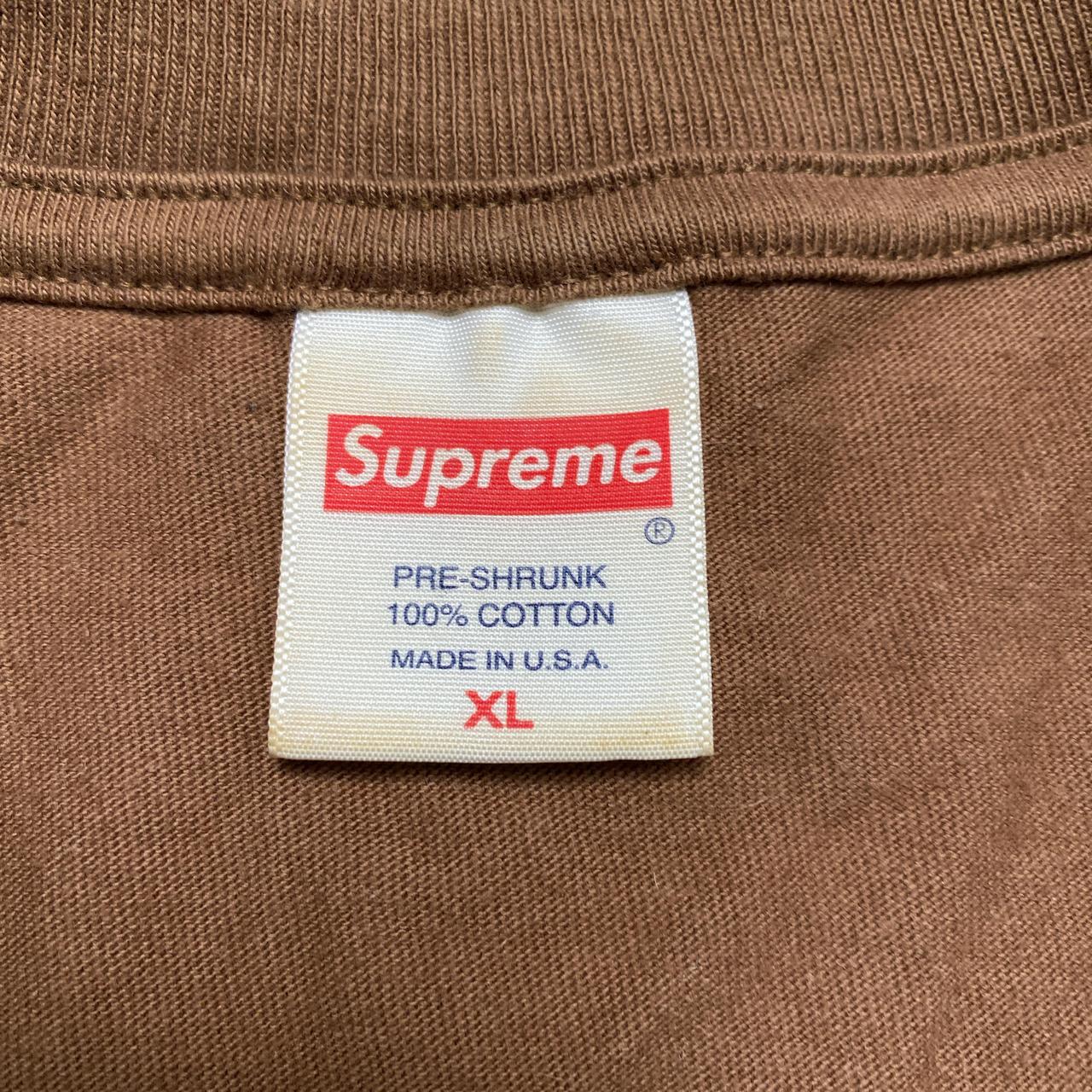 Supreme Experientia Docet Brown T Shirt (XL)