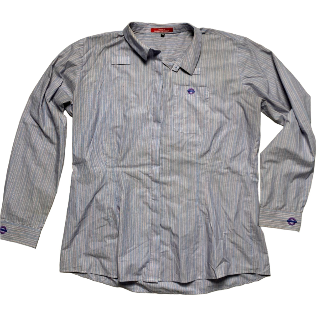 Workwear Purple Long Sleeve Shirts (42 L)