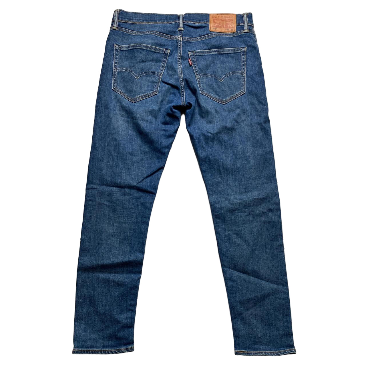 Levis 512 Slim Navy Blue Jeans (32W)