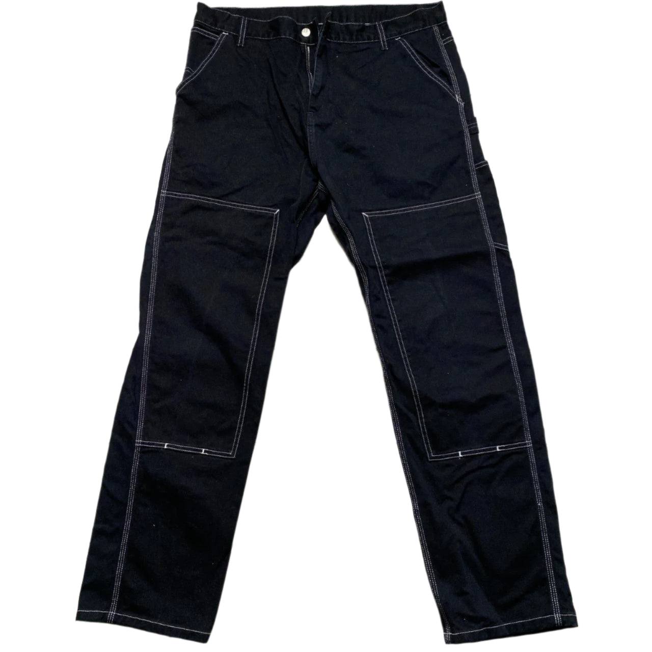 Carhartt WIP Double Knee Pant Cargo Black Trousers (34W)