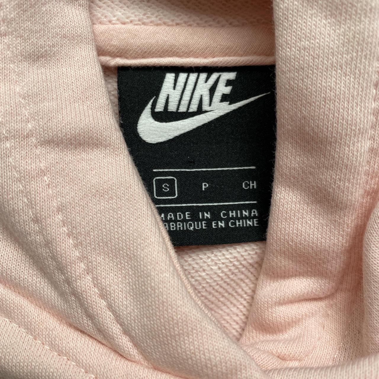 Nike Womens Pink White and Grey Hoodie (S)