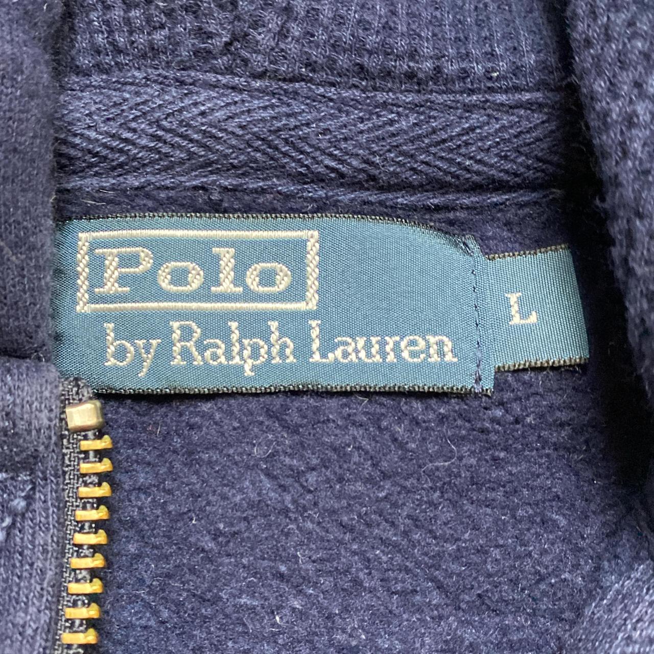 Ralph Lauren Polo Navy and Yellow Pony Hoodie (L)
