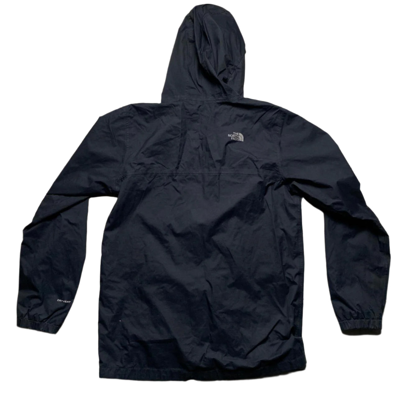 The North Face Dryvent Black and Silver Windbreaker Jacket (S)