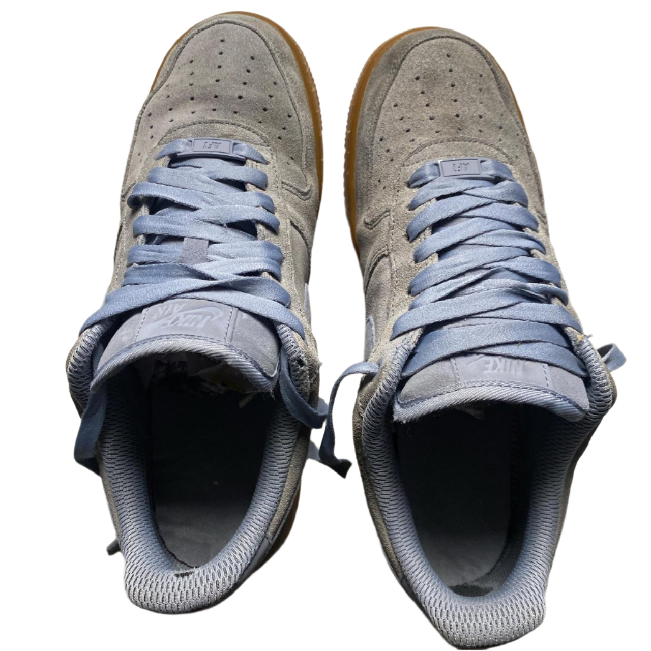 Nike Air Force 1 Blue and Gum Sole (UK 7.5)