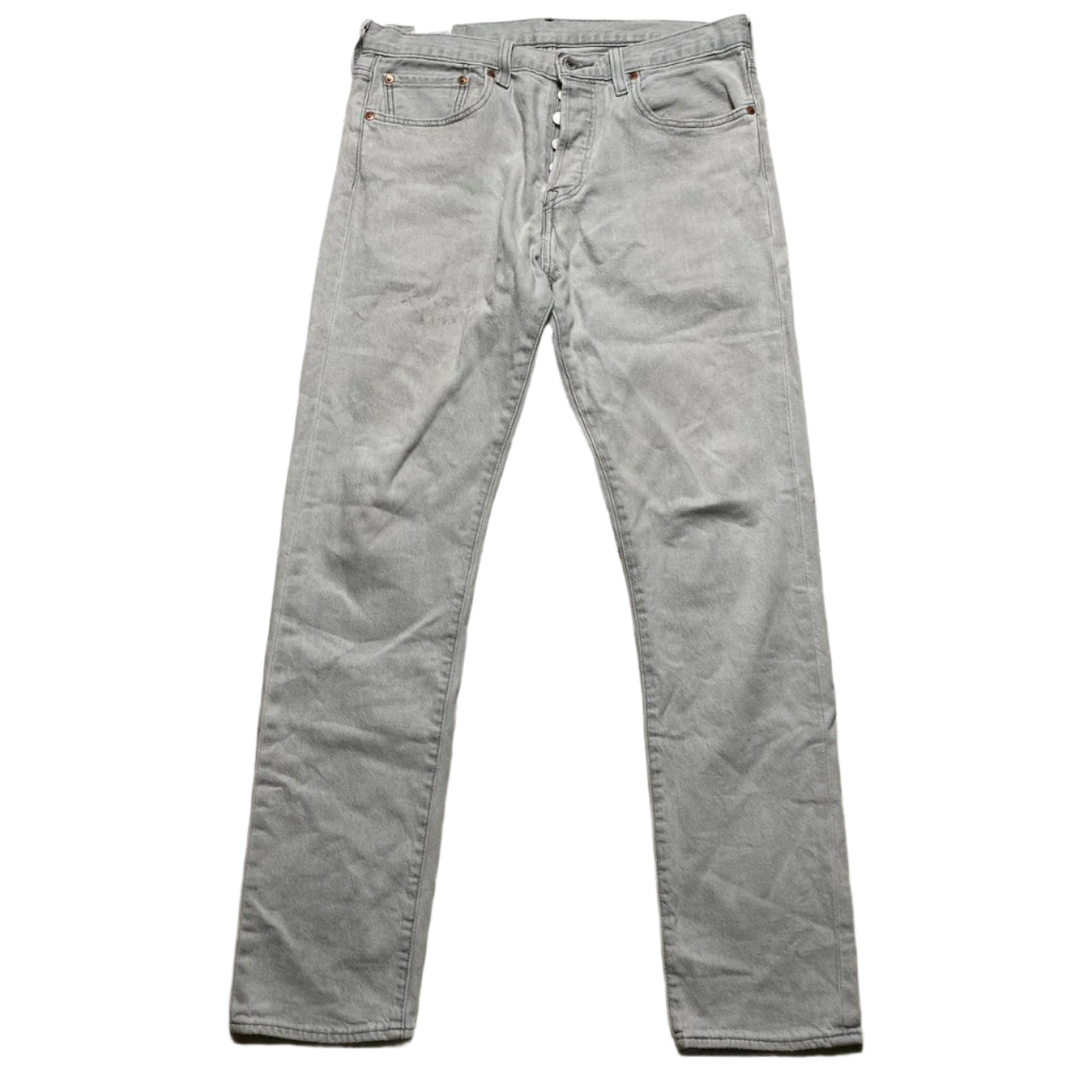 Levis 501 ST Grey Silver Jeans (W 32)
