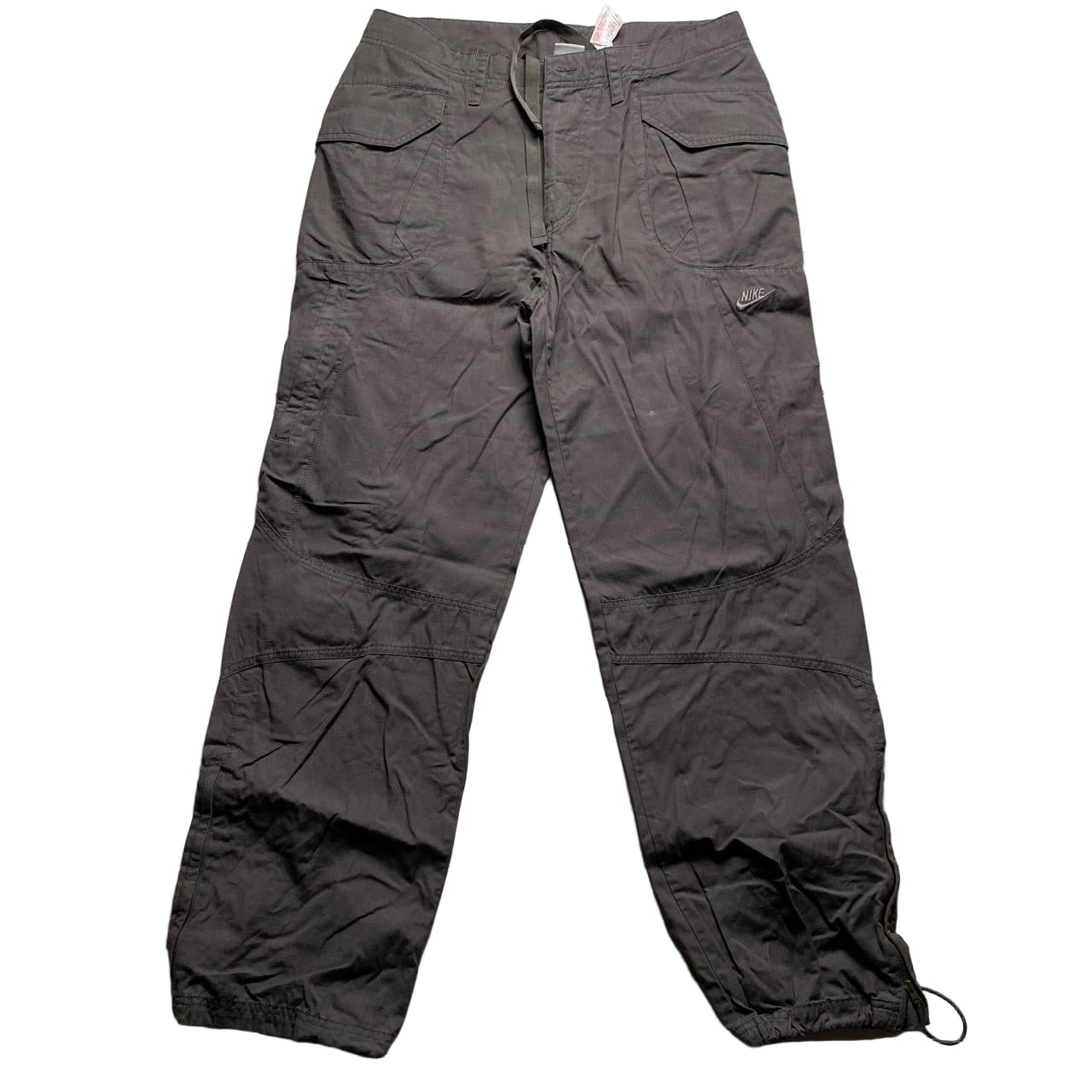 Nike Vintage Baggy Brown Cargo Combat Trousers (34W)