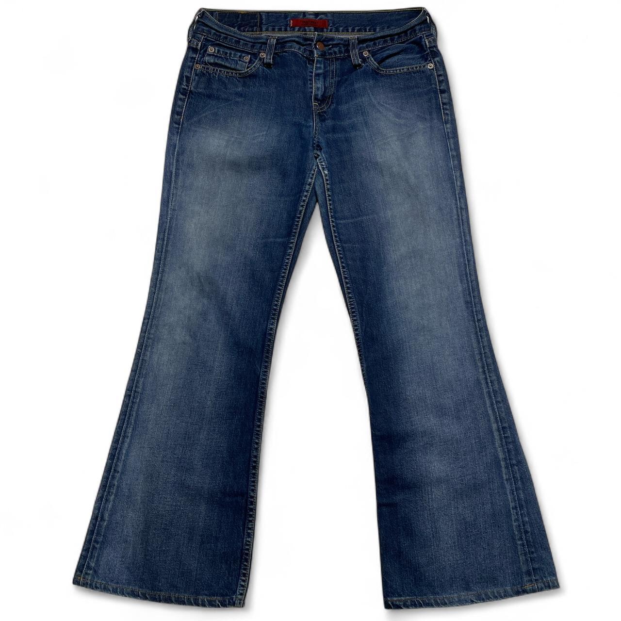 Levis 559 03 Womens Marissa Distressed Flared Jeans