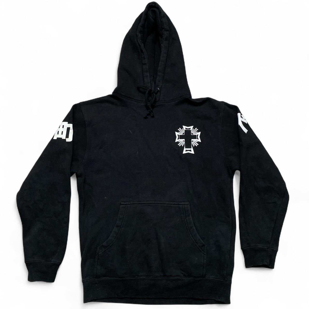 Bianca Chandon Black and White Cross Hoodie (S)