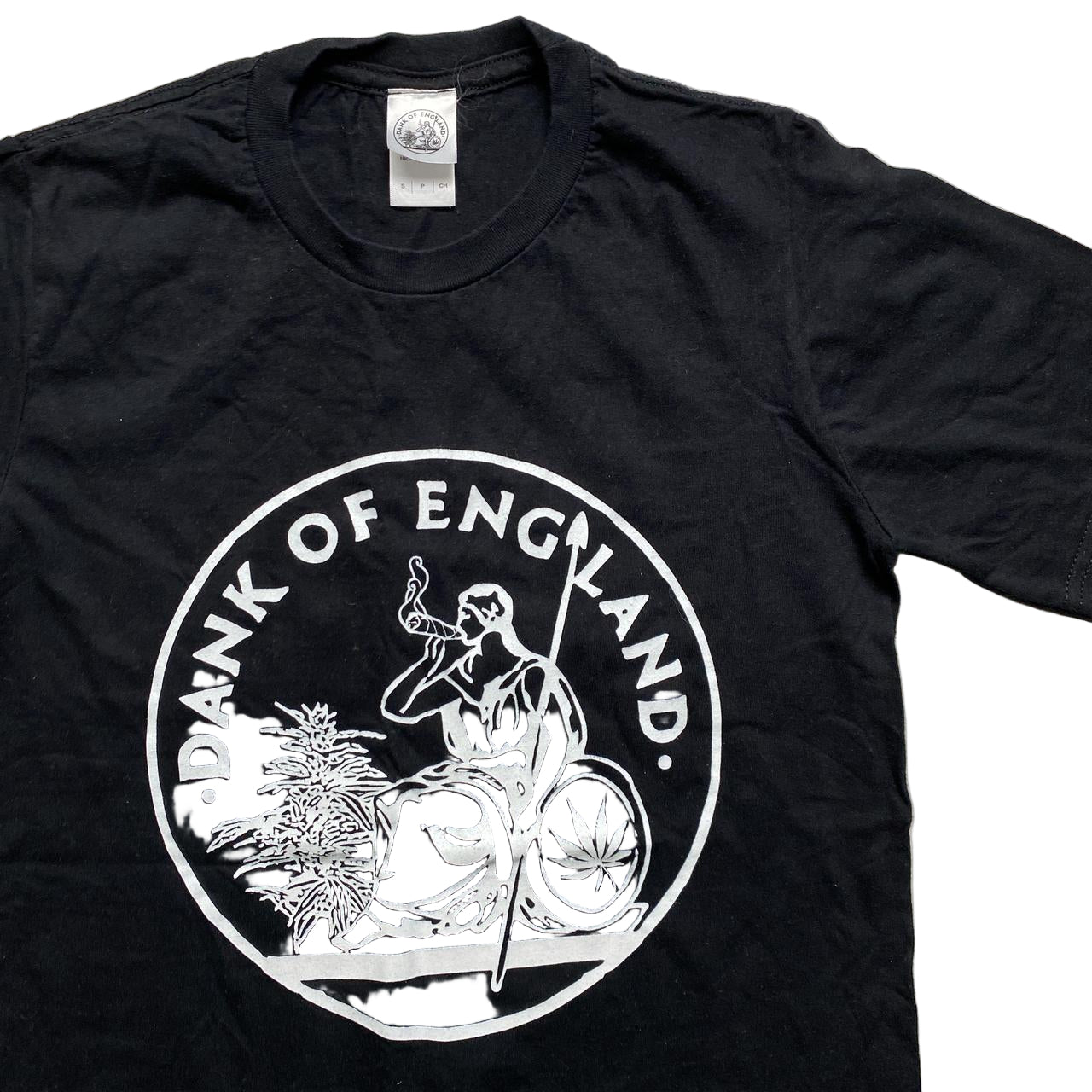 Dank Of England Black and White Black the Ripper T Shirt (S)