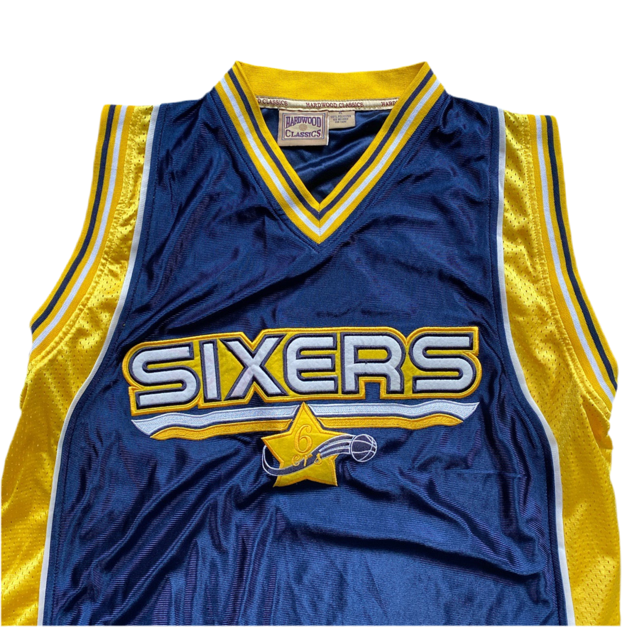 Sixers Vintage Harwood Classics Basketball Jersey (XL)