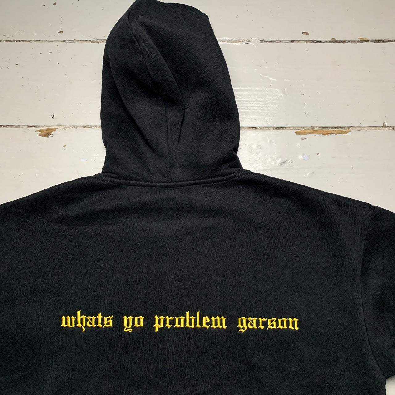 W9 Black n Yellow Zip Hoodie