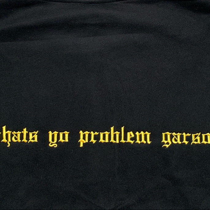 W9 Black n Yellow Zip Hoodie (S/M/L/XL)