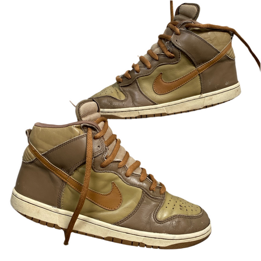 Nike Dunk Hi Vintage 2003 Maple Hay Taupe Brown (UK 10)