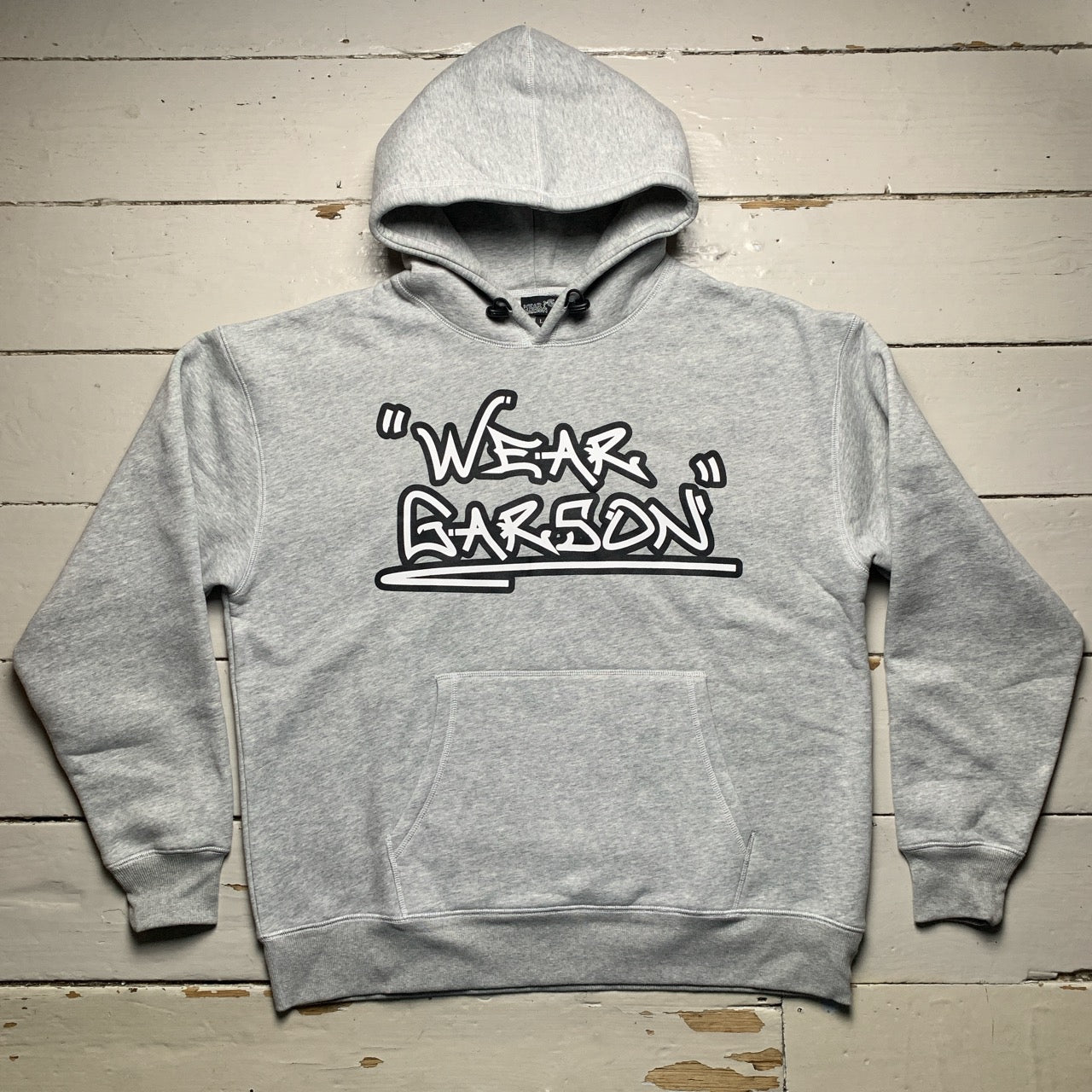 Heather Grey The Trio Contrast Stitch Hoodie