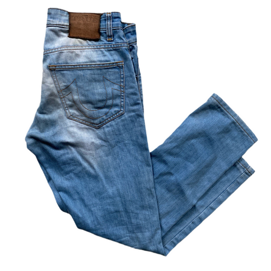 True Religion Brown Stitch Jeans (30W)