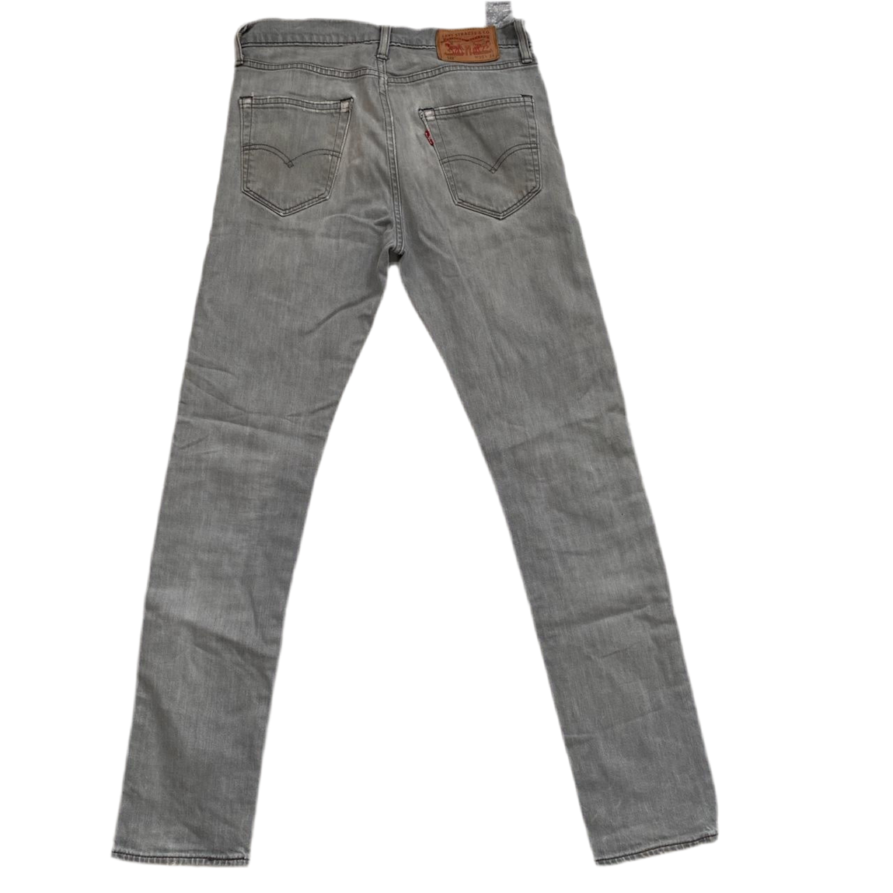 Levis Light Grey 522 Slim Jeans (30W)