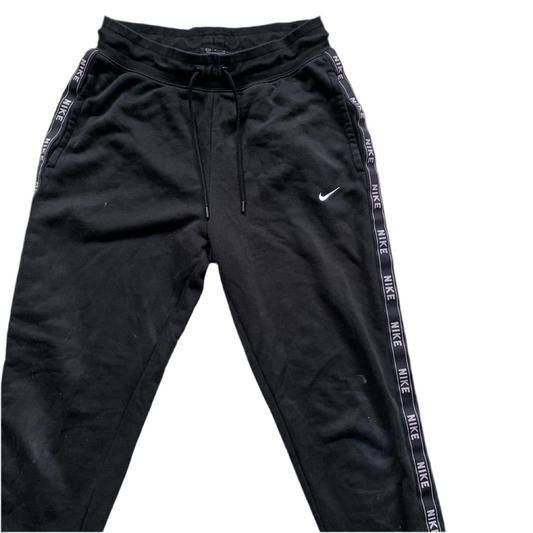 Nike White Swoosh Tape Repeat Bottoms (S)