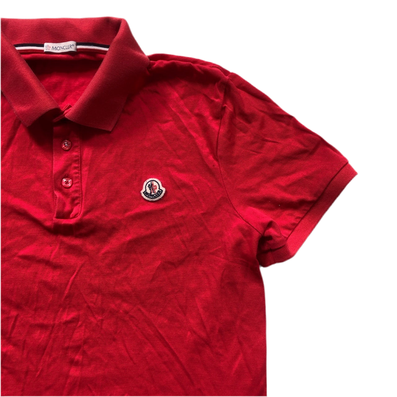 Moncler Womens Red Polo (L)